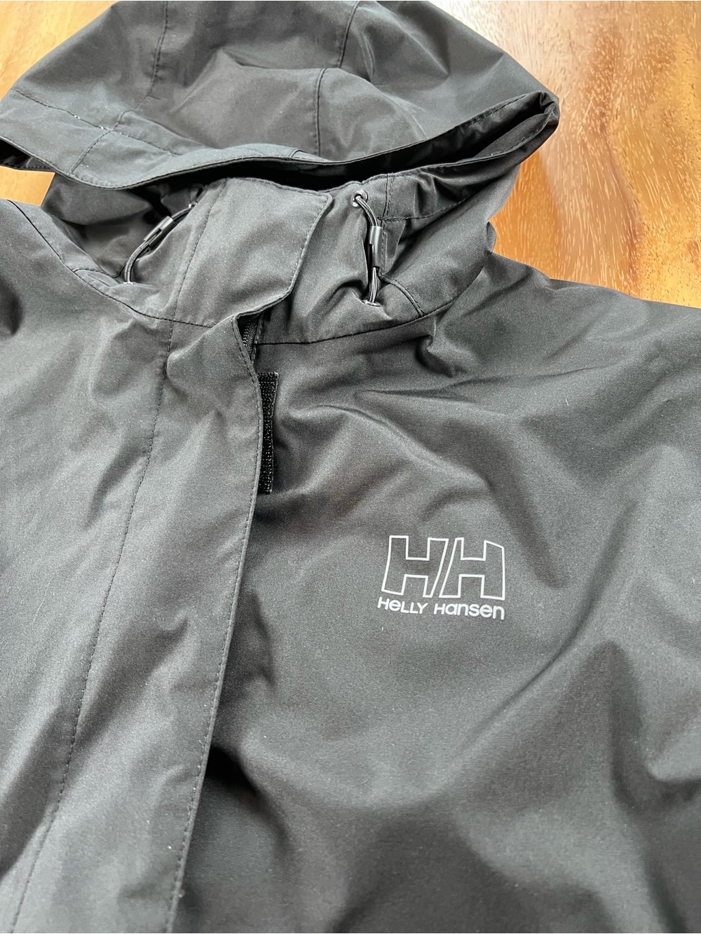 Helly Hansen Women’s Seven J Rain Jacket Black Waterproof Windproof Size L - Picture 5 of 16